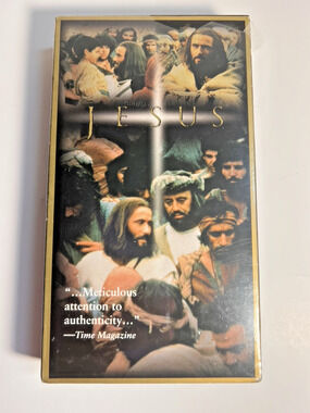 Jesus VHS Tape NTSC Religious Themes Biography English NR Religious Sealed